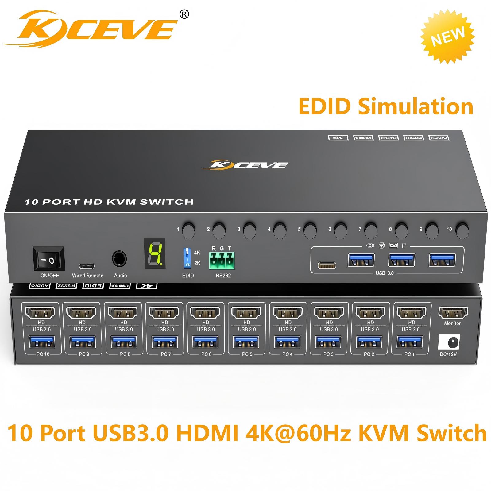 Hdmi Matrix Switch - 10 포트 8 포트 KVM 스위치