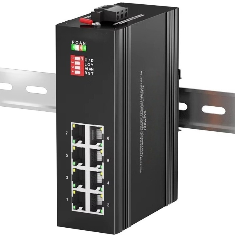 Ethernet Switch 8 Port - 기가비트 이더넷 스위치 8포트 산업용 IP40