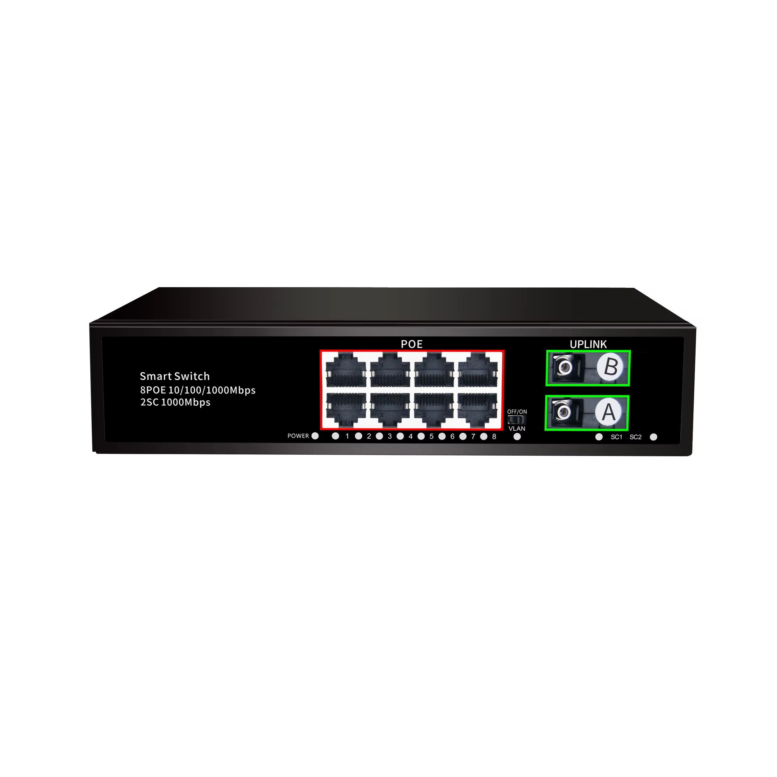 Ethernet Switch 8 Port - ODM & OEM 기가비트 이더넷 8