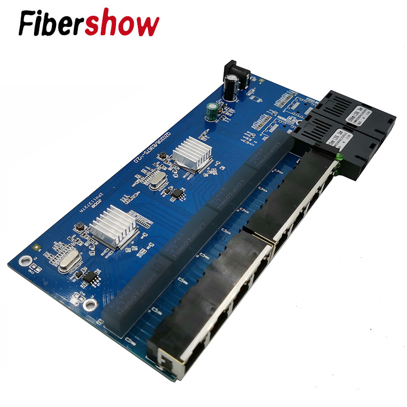 기가비트 이더넷 스위치 광섬유 미디어 컨버터 PCBA  - Ethernet Switch 8 Port 리뷰 및 가격