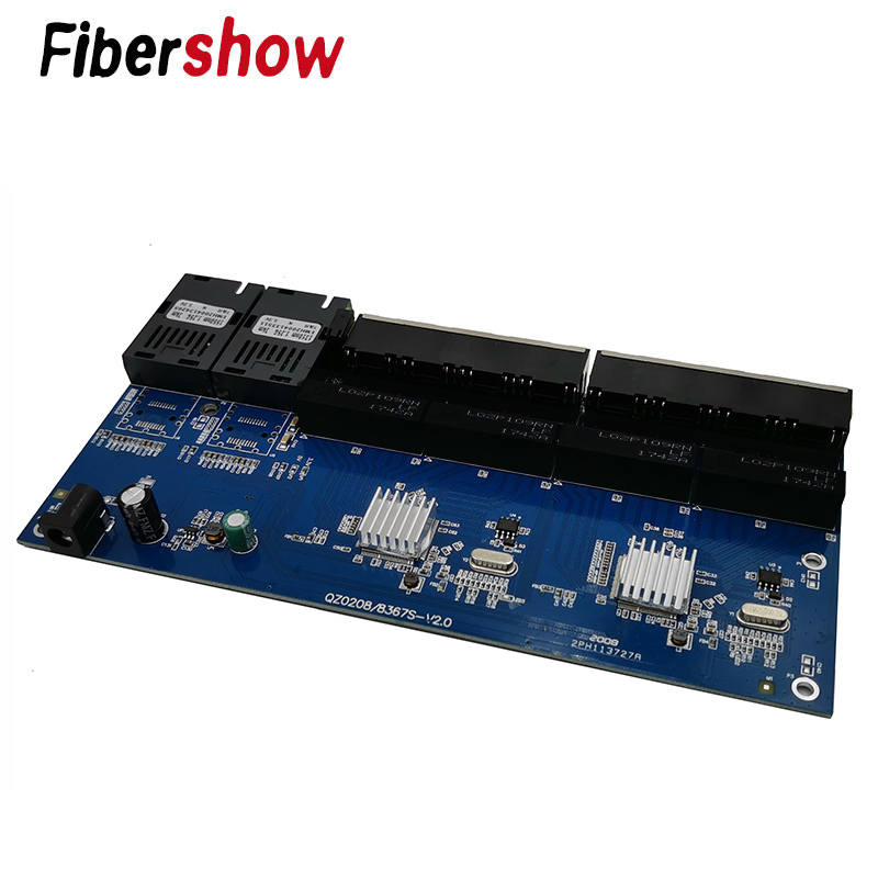 기가비트 이더넷 스위치 광섬유 미디어 컨버터 PCBA  - Ethernet Switch 8 Port 리뷰 및 가격