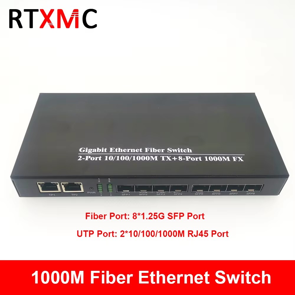 8SFP&2UTP 기가비트 이더넷 스위치 이더넷 광섬유 - Ethernet Switch 8 Port 리뷰 및 가격