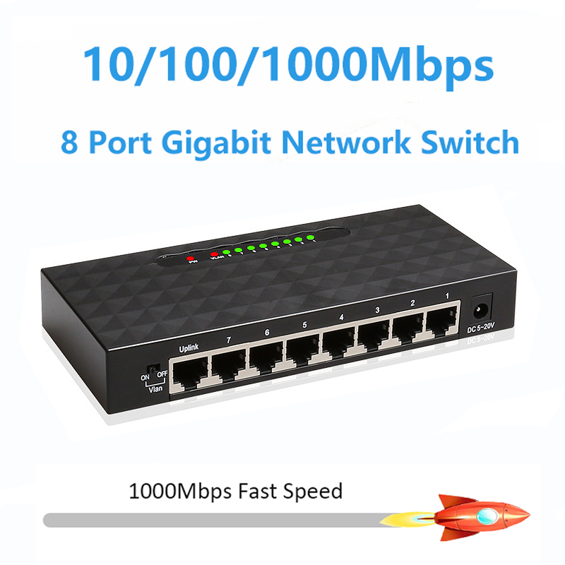8 포트 기가비트 데이터 스위치 1000M 네트워크 허 - Ethernet Switch 8 Port 리뷰 및 가격