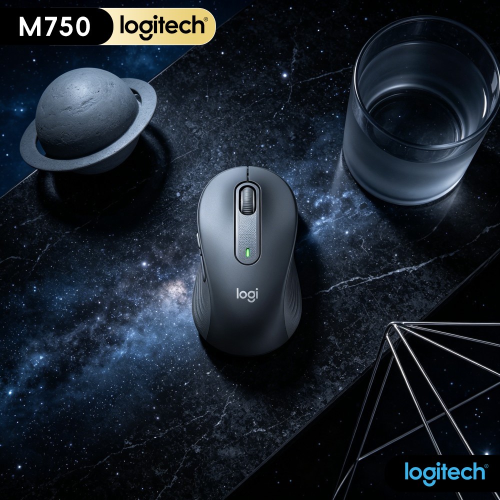 로지텍 M750 오피스 마우스 - 사일런트터치 기술,  - Office Ready Tech 리뷰 및 가격